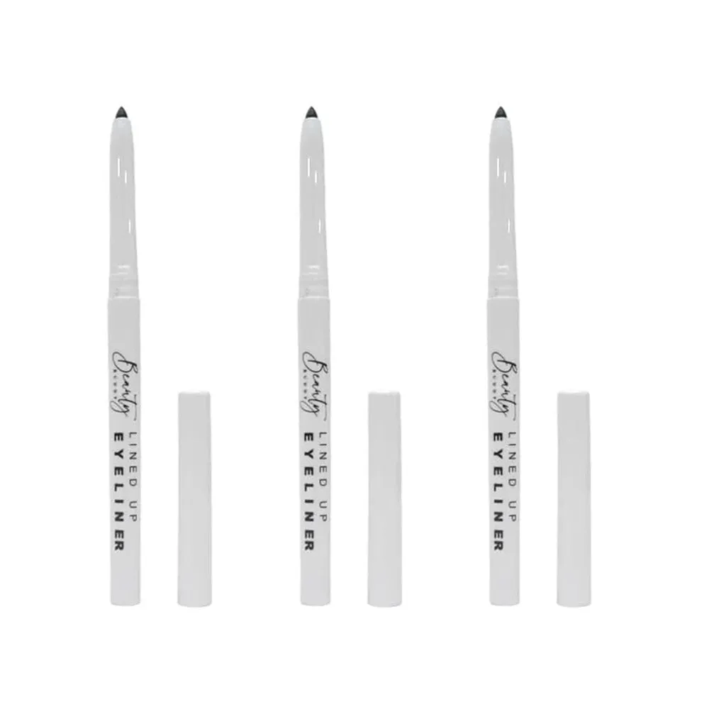 3x Beauty Buddy Lined Up Eyeliner 02 Deep Brown 1g