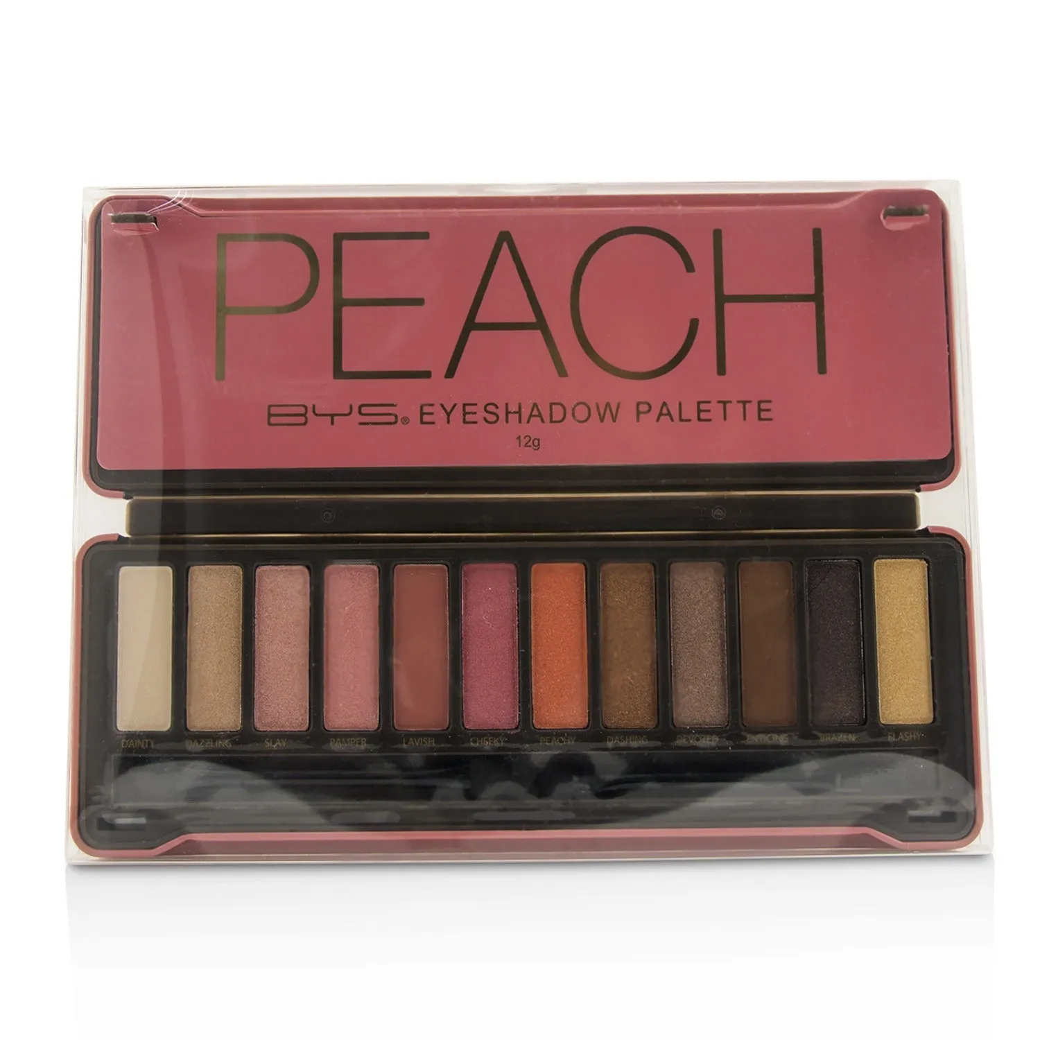 BYS Eyeshadow Palette (12x Eyeshadow. 2x Applicator) - Nude  12g/0.42oz