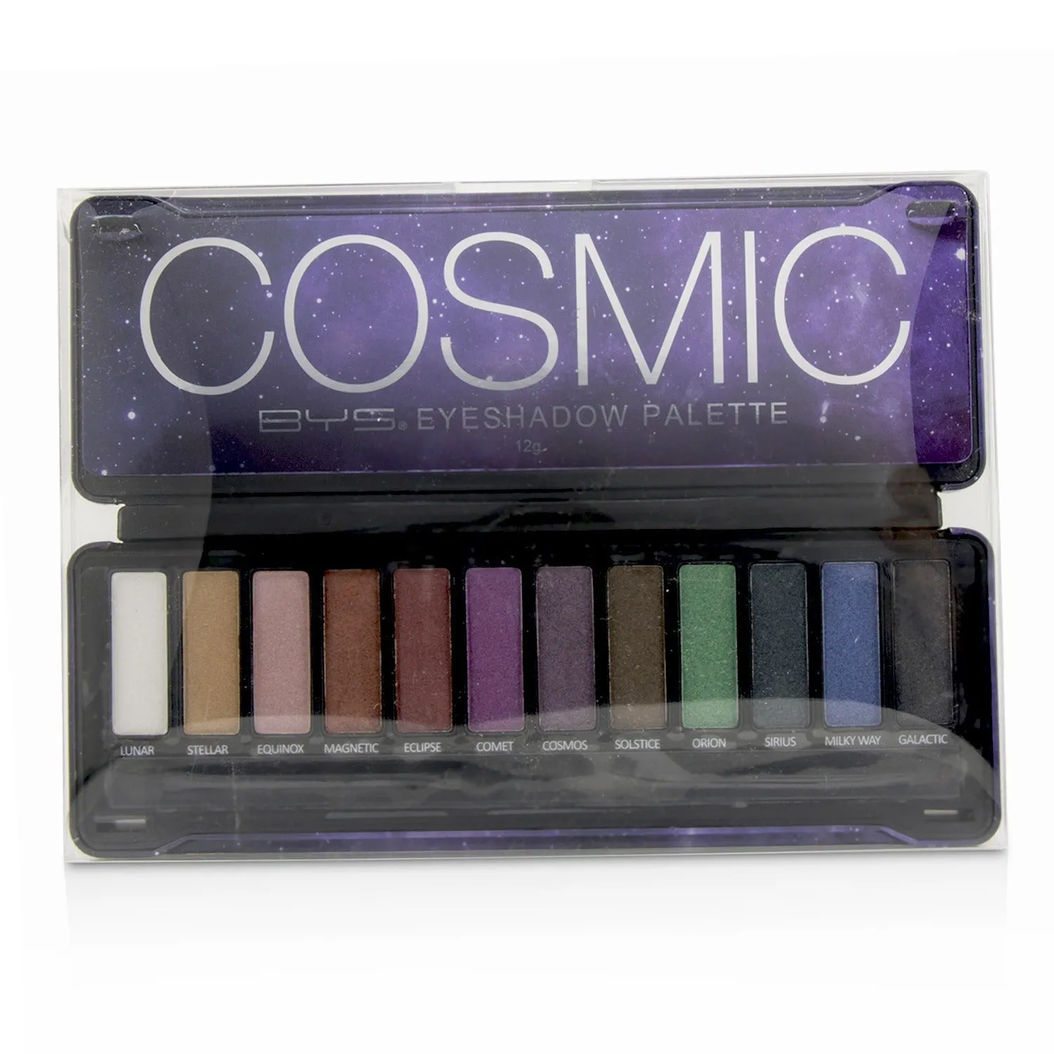 BYS Eyeshadow Palette (12x Eyeshadow. 2x Applicator) - Nude  12g/0.42oz
