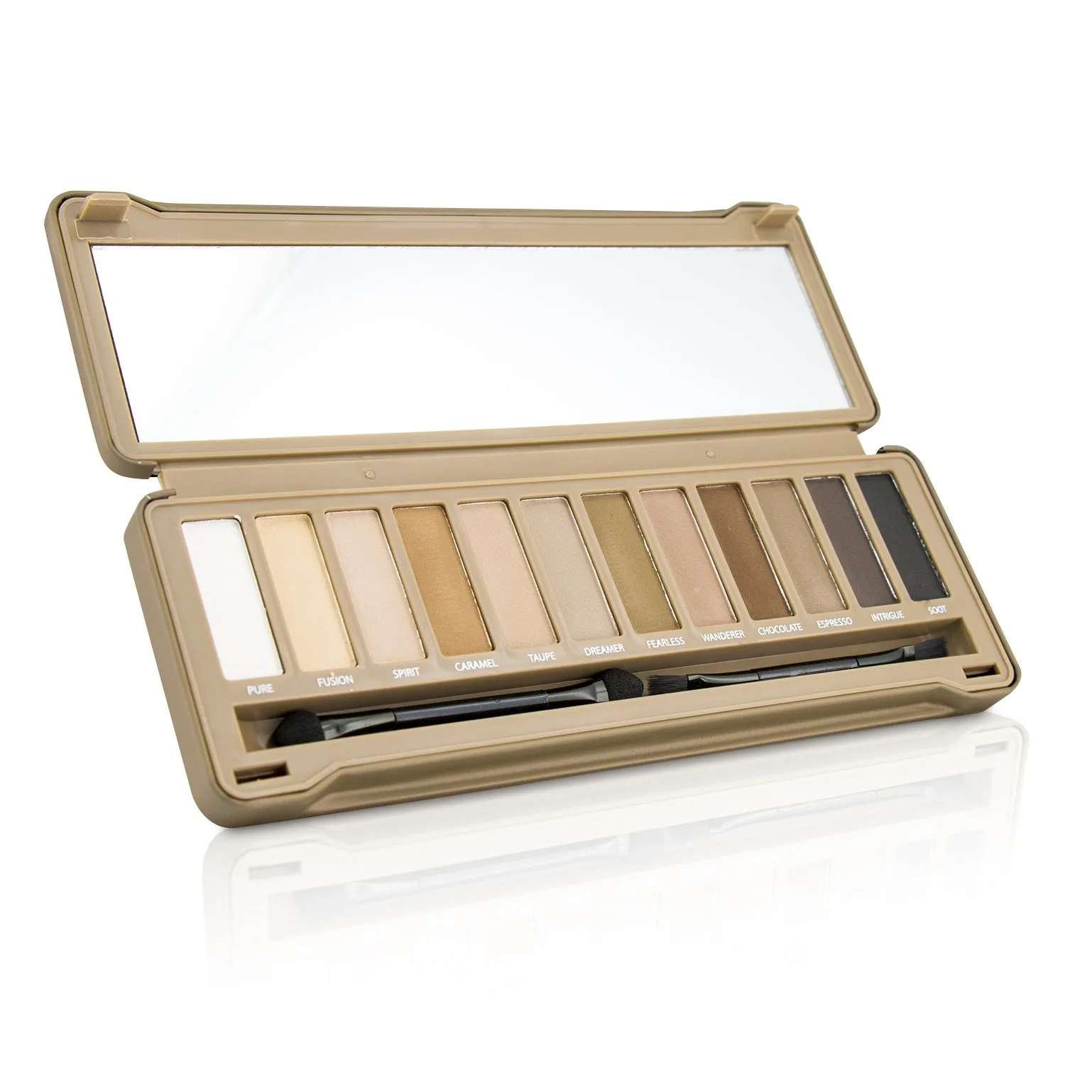 BYS Eyeshadow Palette (12x Eyeshadow. 2x Applicator) - Nude  12g/0.42oz