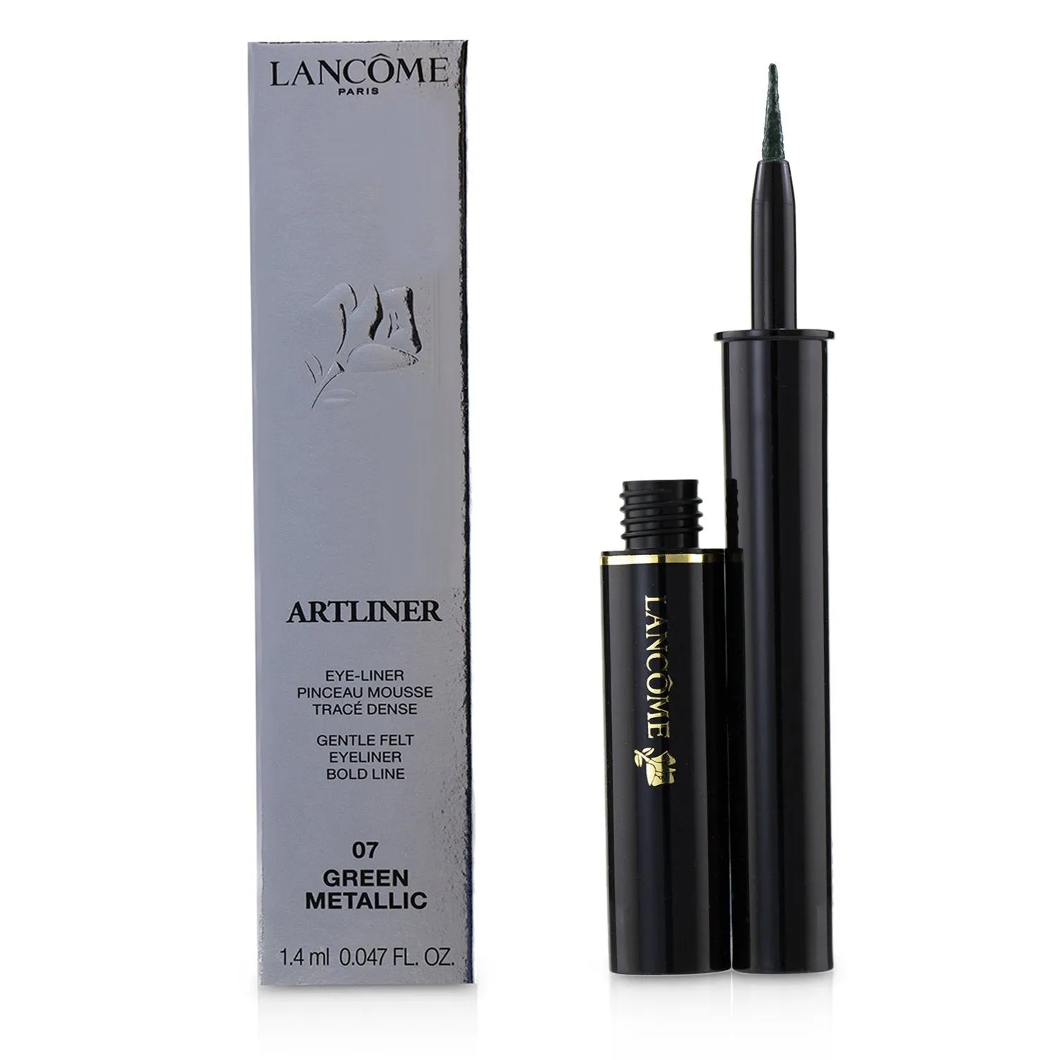 Lancome Artliner Gentle Felt Eyeliner - # 08 Silver Metallic  1.4ml/0.047oz