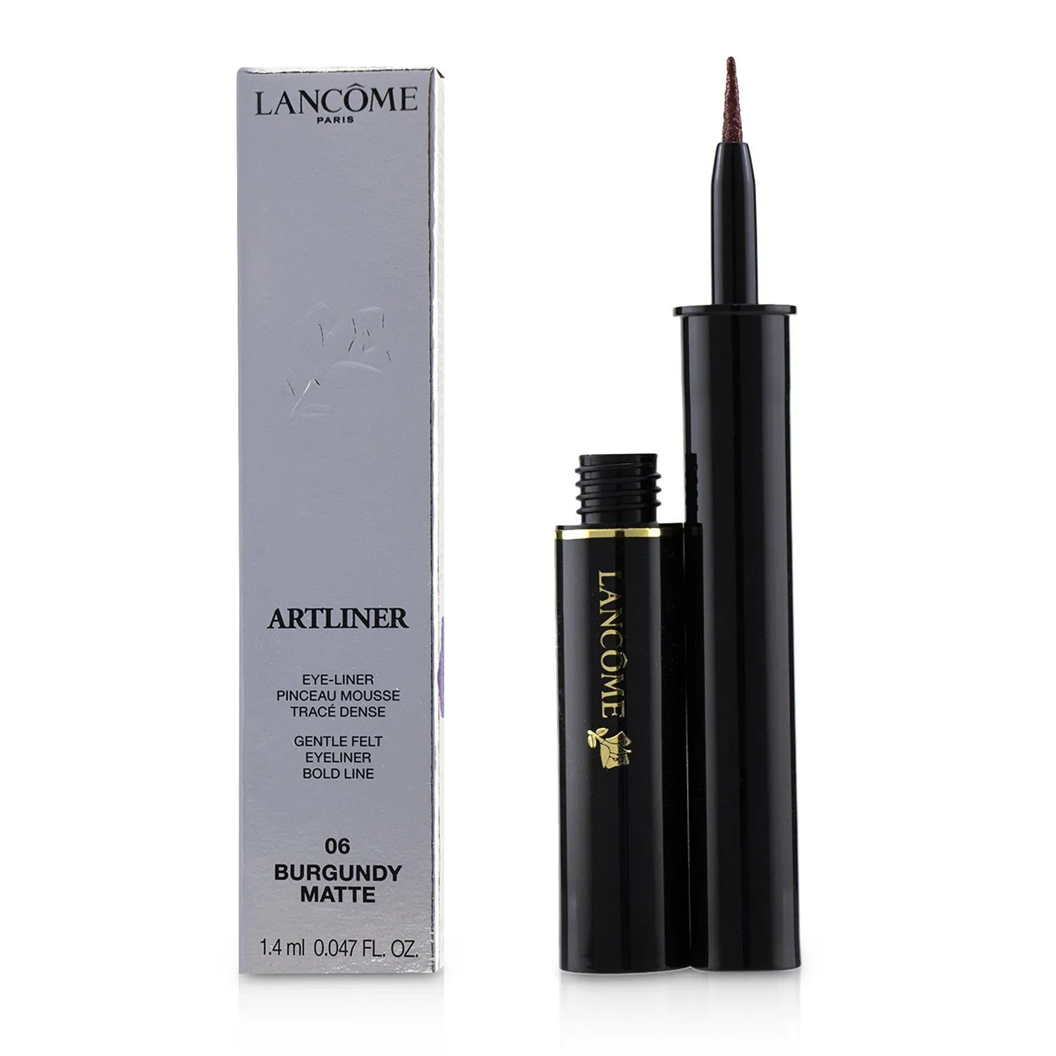 Lancome Artliner Gentle Felt Eyeliner - # 08 Silver Metallic  1.4ml/0.047oz