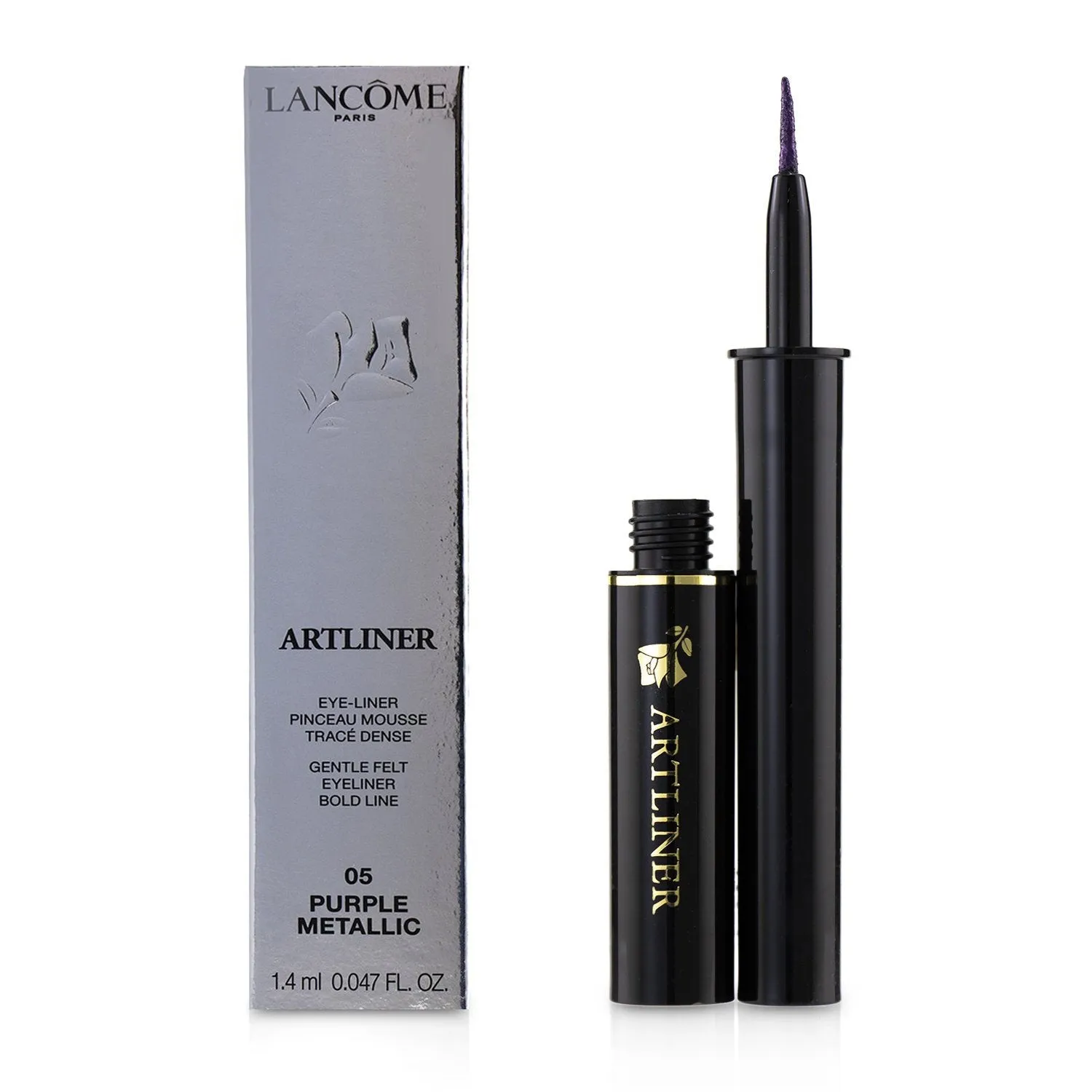 Lancome Artliner Gentle Felt Eyeliner - # 08 Silver Metallic  1.4ml/0.047oz