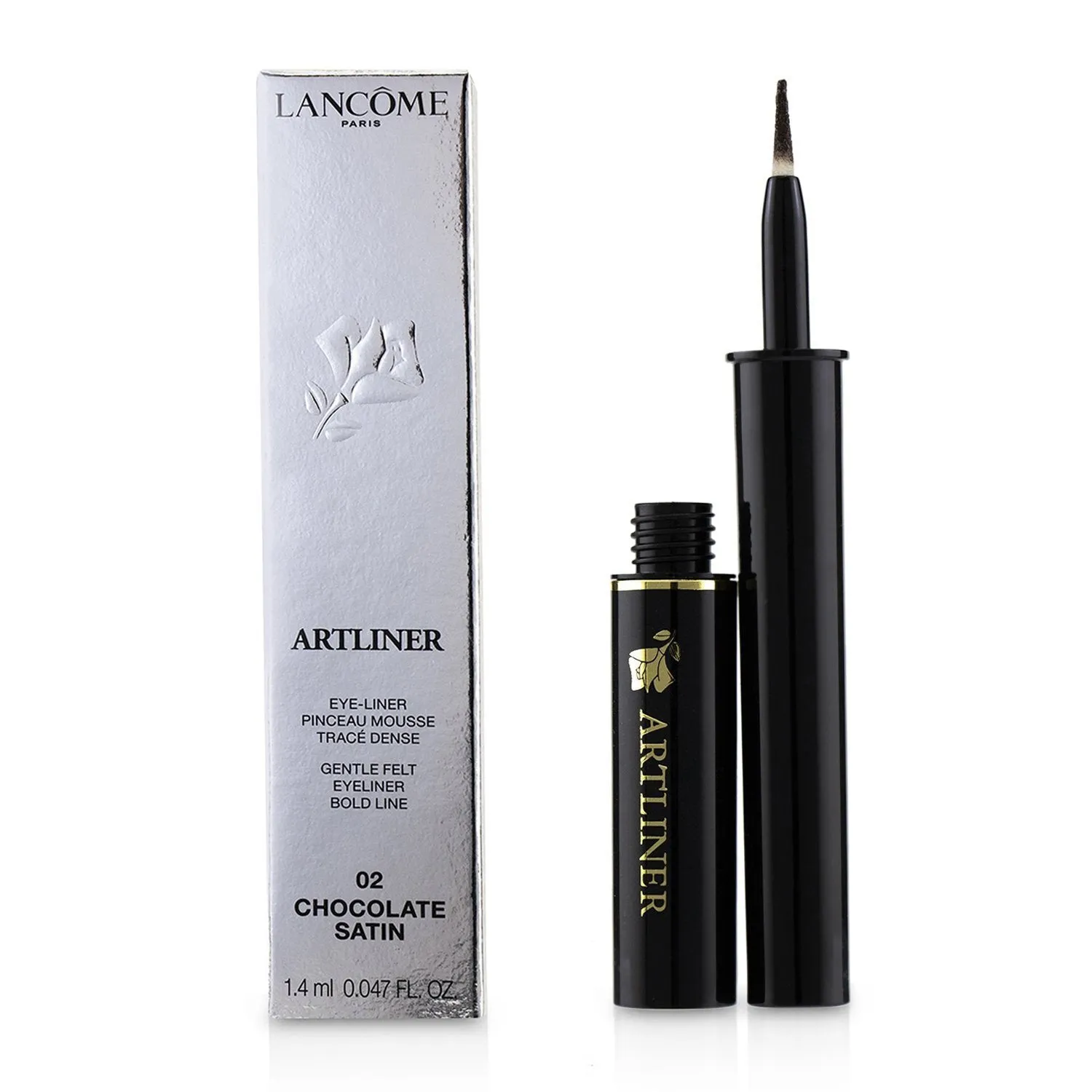 Lancome Artliner Gentle Felt Eyeliner - # 08 Silver Metallic  1.4ml/0.047oz