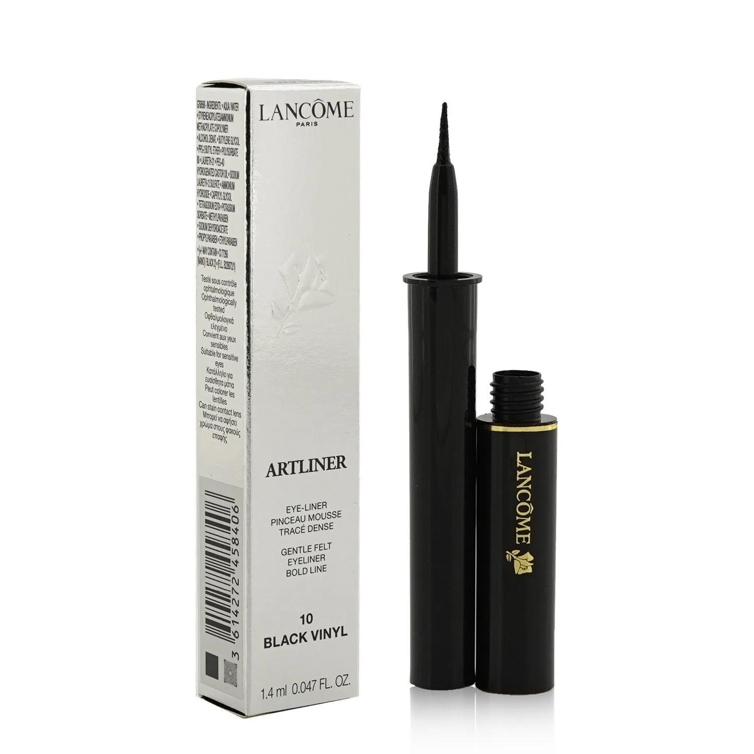 Lancome Artliner Gentle Felt Eyeliner - # 08 Silver Metallic  1.4ml/0.047oz