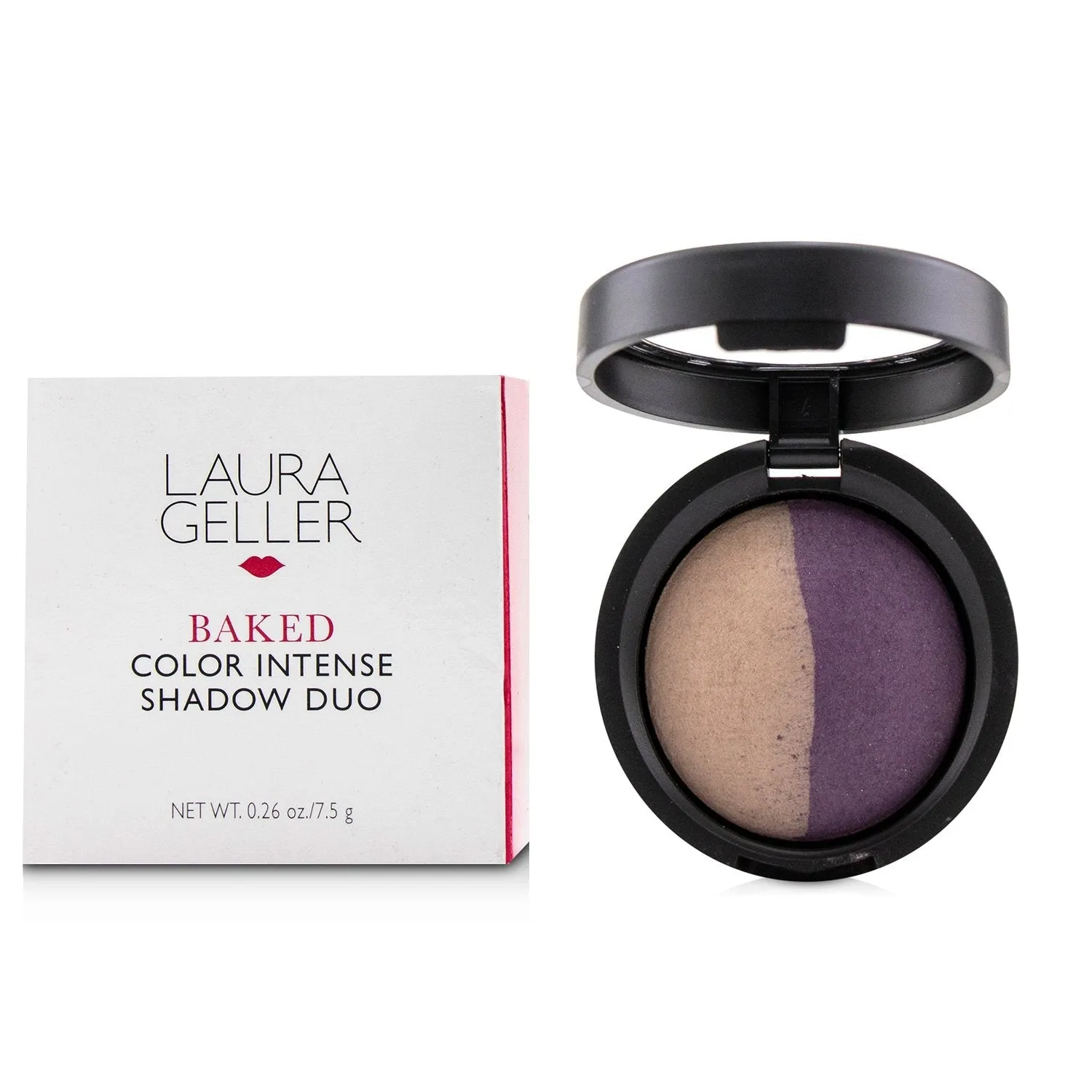 Laura Geller Baked Color Intense Shadow Duo - # Marble/Midnight  7.5g/0.26oz