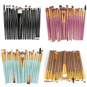 LOUISA LOUISA Makeup brush 20pcs special set  (Random Color)  Fixed Size