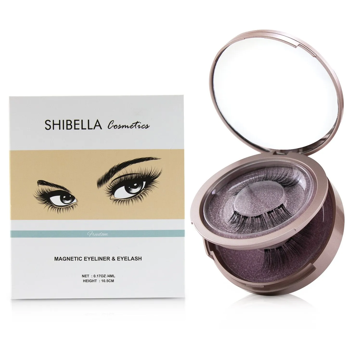 SHIBELLA Cosmetics Magnetic Eyeliner & Eyelash Kit - # Freedom  3pcs