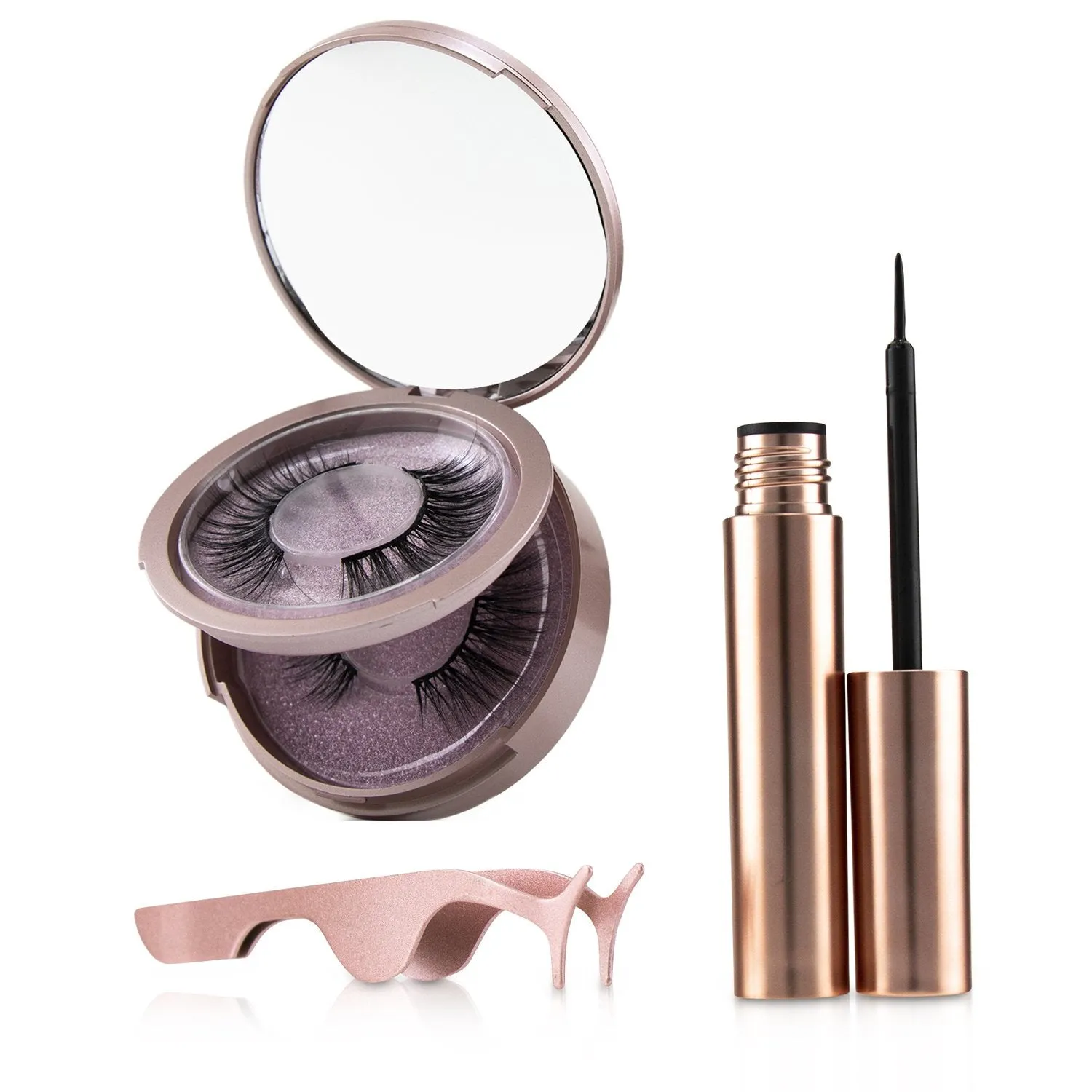 SHIBELLA Cosmetics Magnetic Eyeliner & Eyelash Kit - # Freedom  3pcs