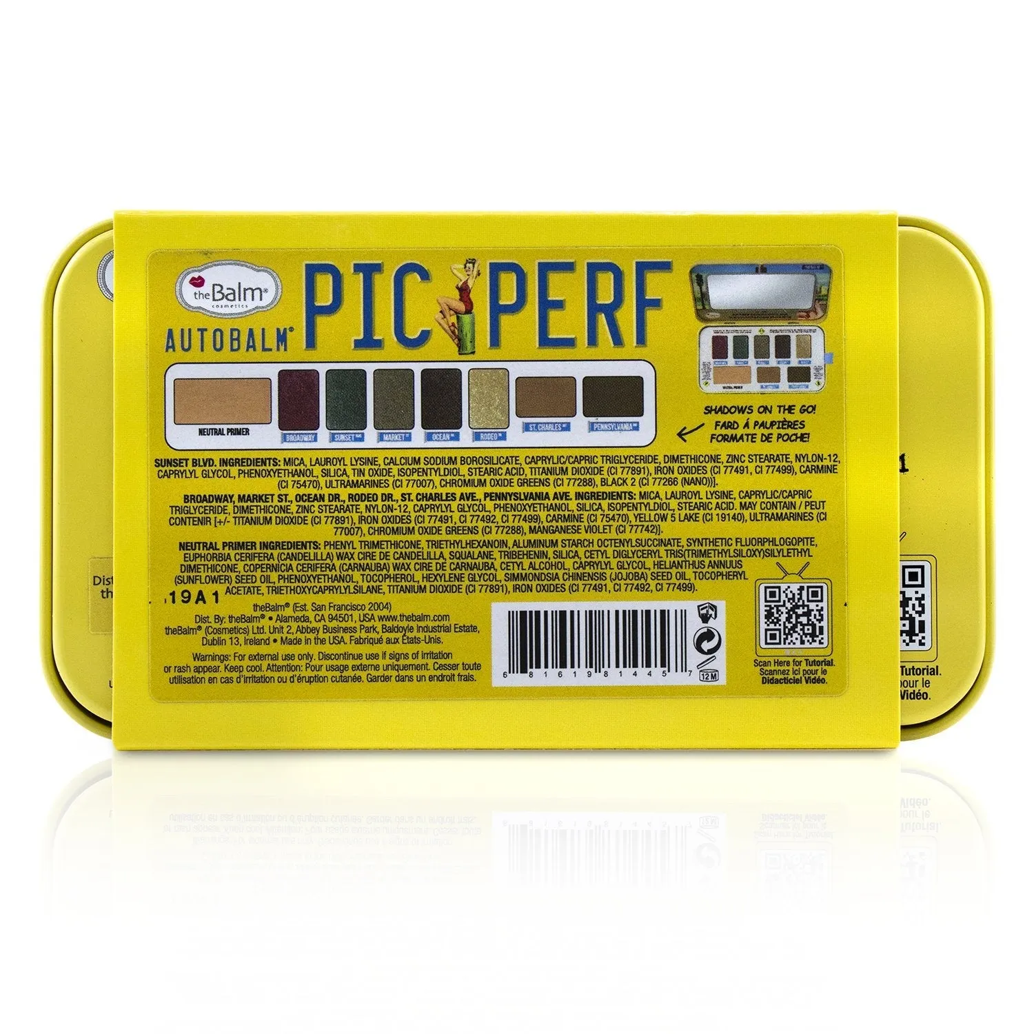 TheBalm Autobalm Shadows On The Go Palette (1x Eye Primer. 7x Eyeshadow) - # Day 2 Nite  6.7g/0.23oz
