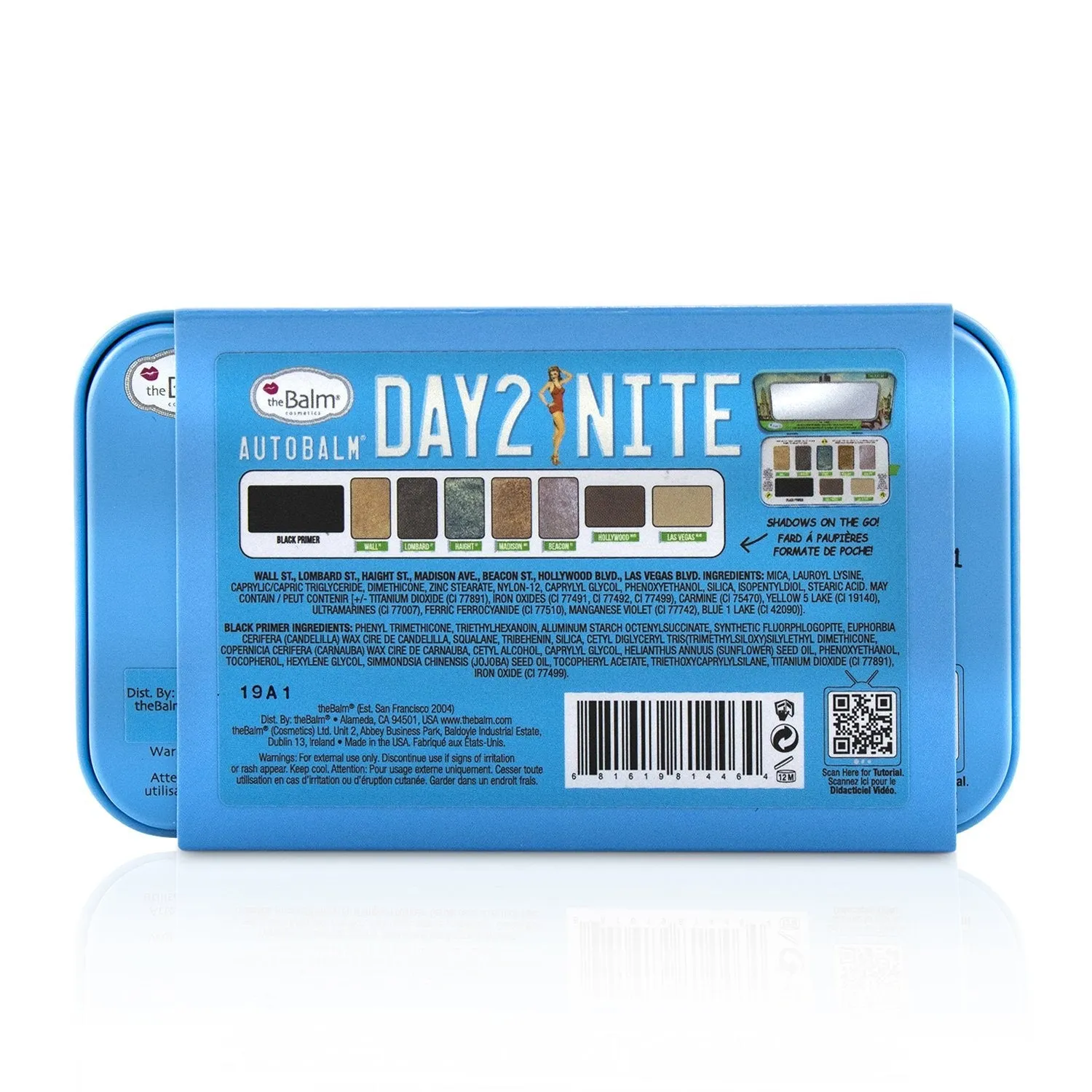TheBalm Autobalm Shadows On The Go Palette (1x Eye Primer. 7x Eyeshadow) - # Day 2 Nite  6.7g/0.23oz