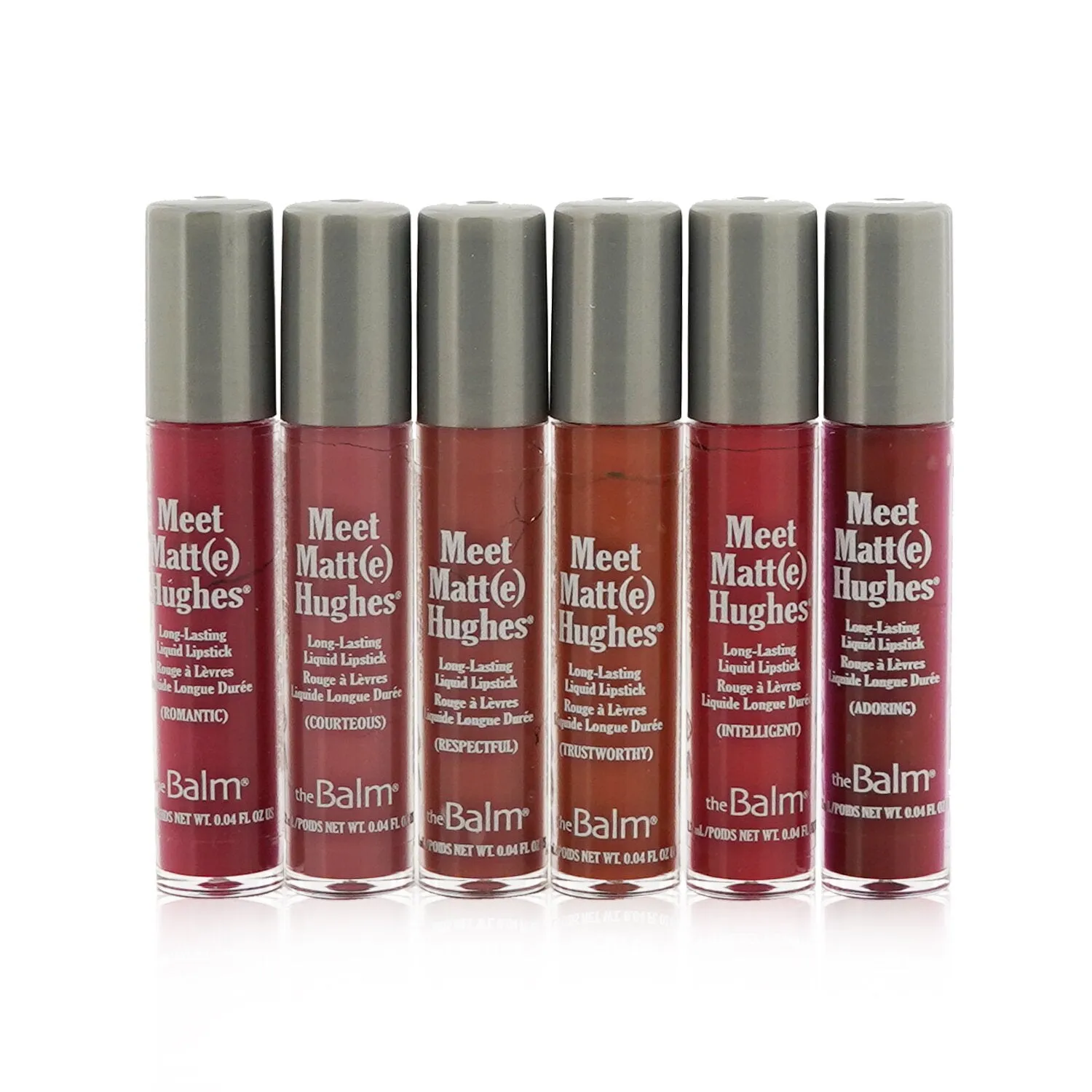 TheBalm Meet Matt(e) Hughes 6 Mini Long Lasting Liquid Lipsticks Kit - Vol.1  6x1.2ml/0.04oz