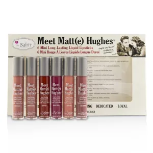 TheBalm Meet Matt(e) Hughes 6 Mini Long Lasting Liquid Lipsticks Kit - Vol.1  6x1.2ml/0.04oz