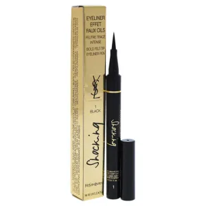 Yves Saint Laurent Shocking Eyeliner Effet Faux Cils Bold Felt -Tip Eyeliner Pen - 1 Black by Yves Saint Laurent for Women - 0.03 oz Eyeliner